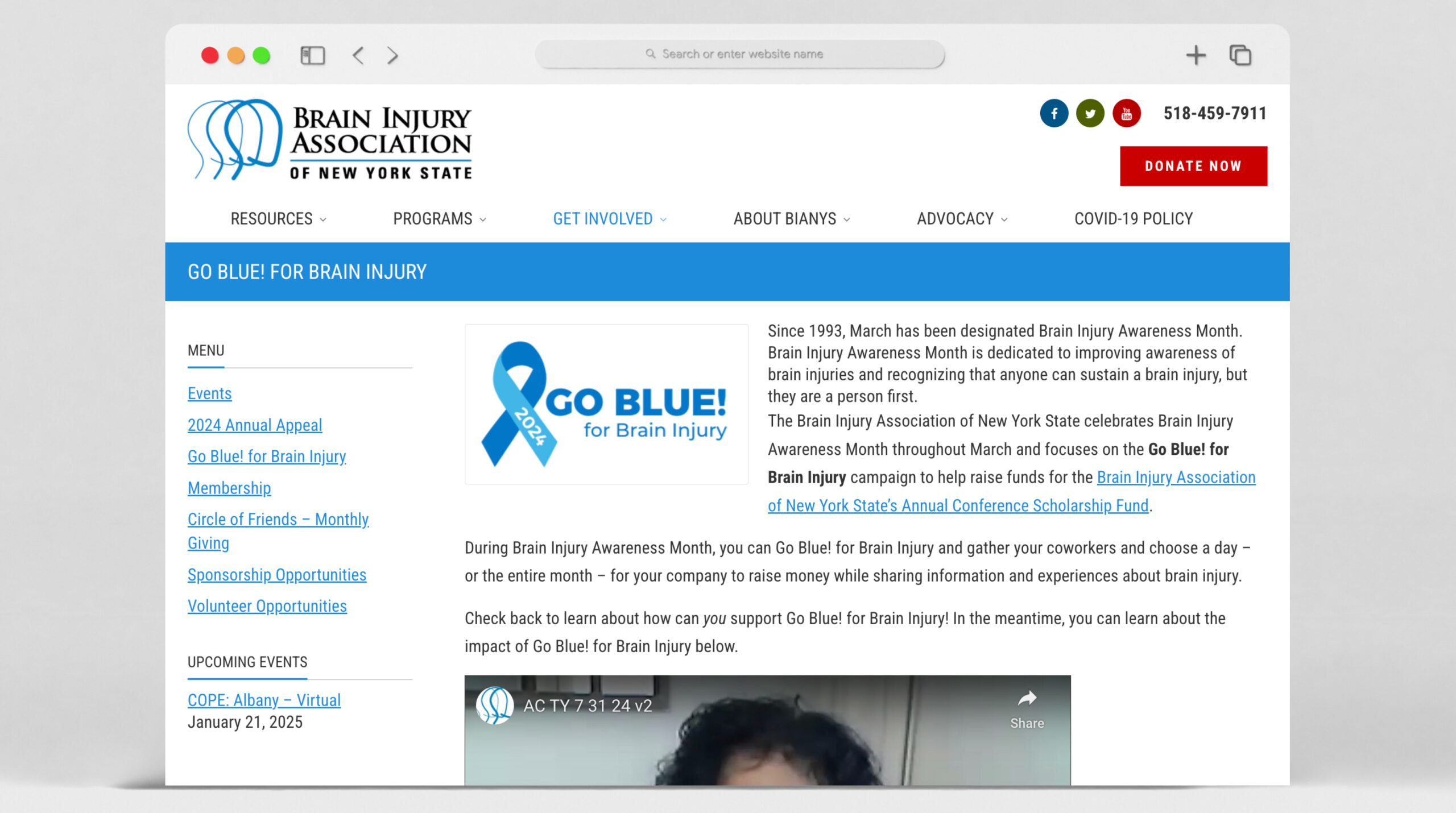 Brain Injury Association of New York State