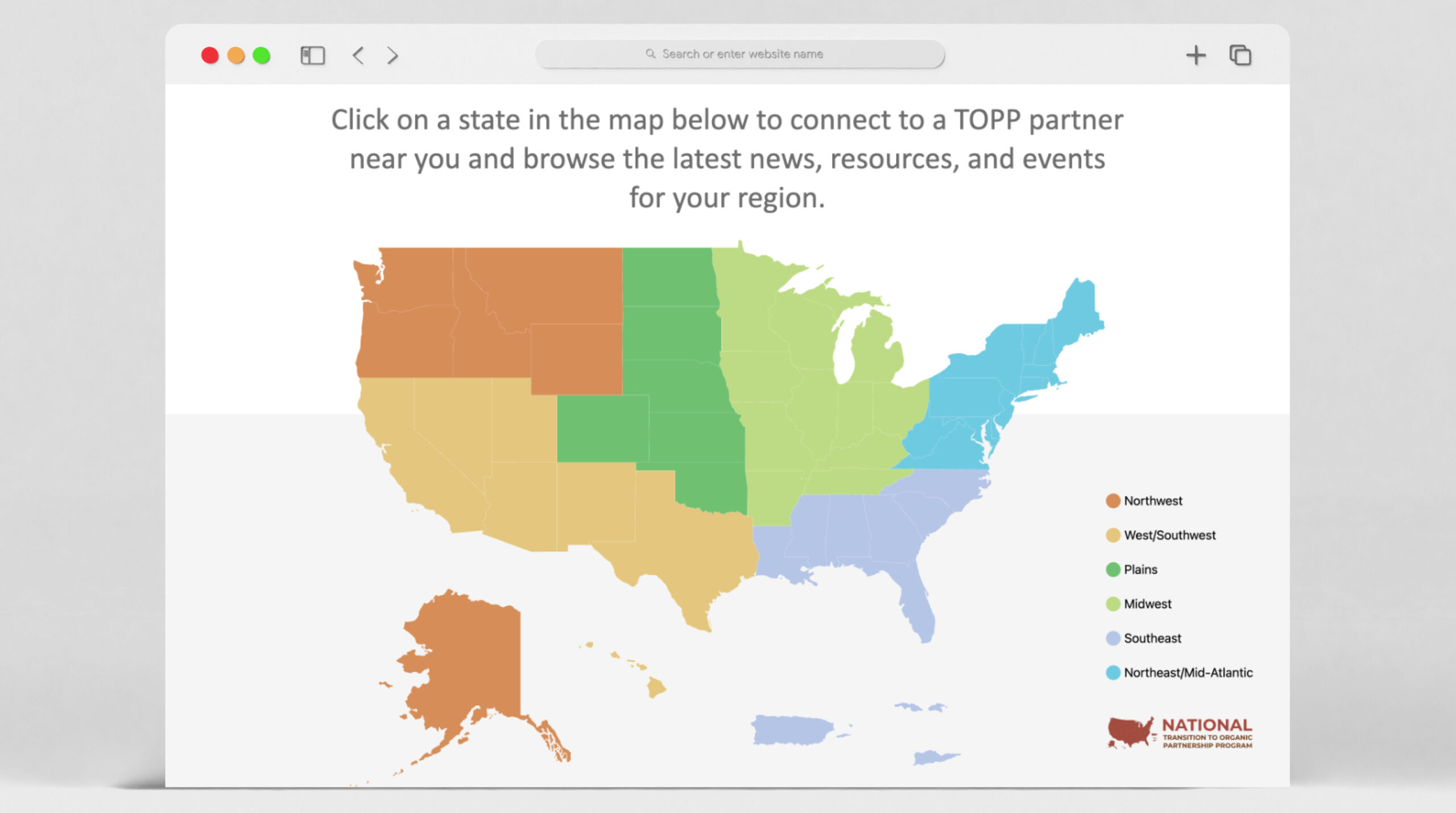 USDA: Transition to Organic Partnership Program